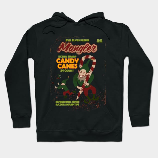 Mangler Elves Candy Canes Hoodie by zerostreet